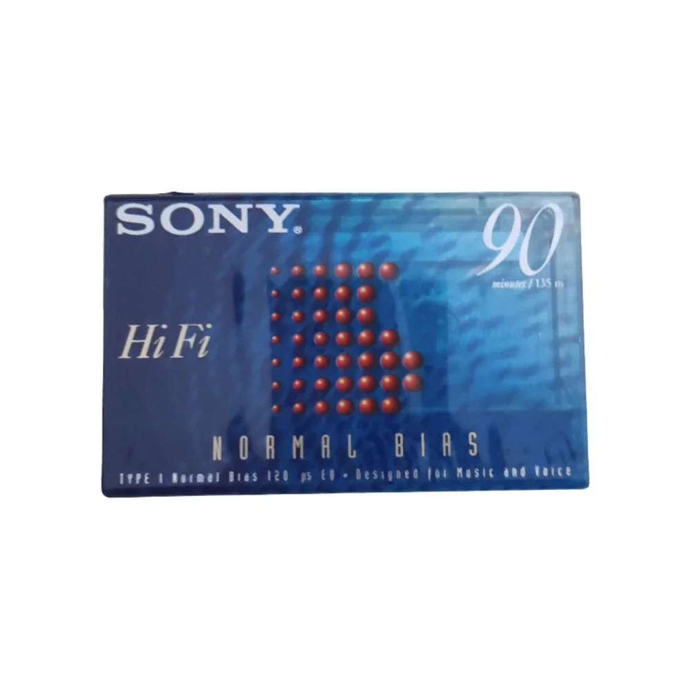 SONY HiFi 60 Minute Blank Normal Bias Cassette Tapes Sealed NEW Hi Fi Lot of 3